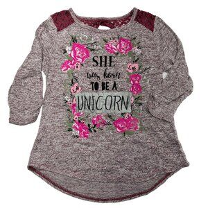 Arizona Jeans She Was Born To Be A Unicorn Sweater (L/14)
